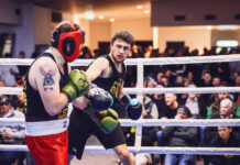 Bumper crowd support local boxers