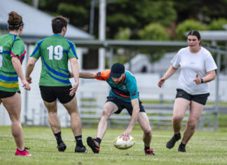 Big margins in touch football victories